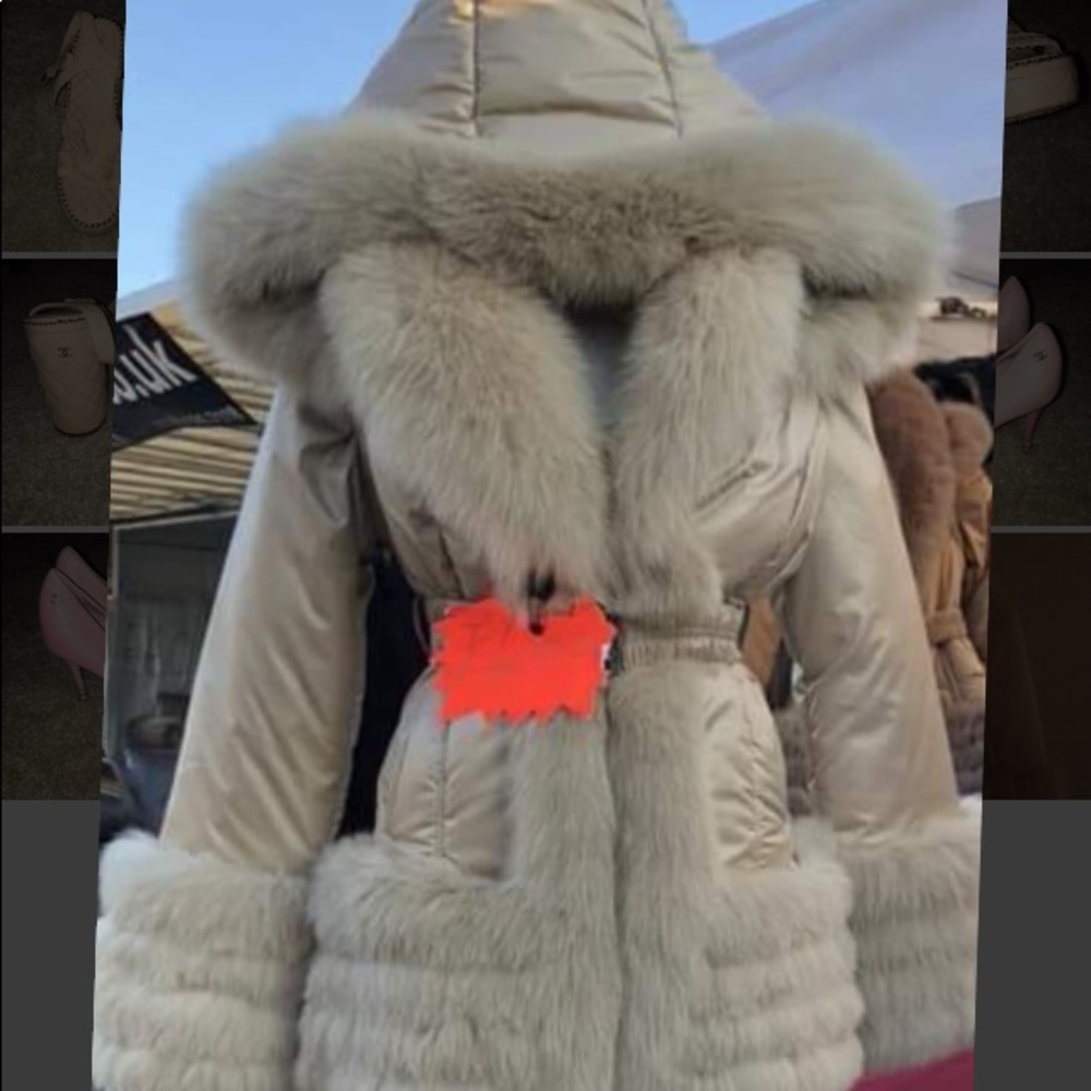 Fox fur coat new